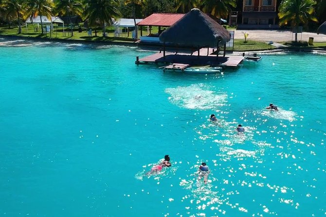 1 Day Tour to Bacalar, Cenotes and 7 color Lagoon with lunch from Cancun - Lunch in Bacalar town and the Bacalar letters photo