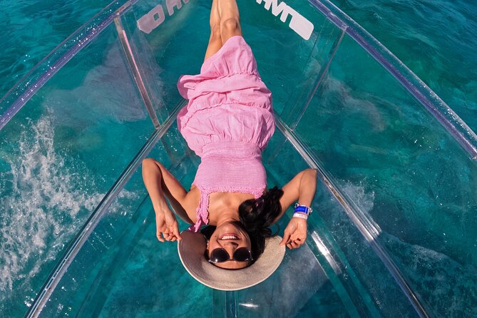 1-hour Clear Boat Tour in Nichupte Lagoon from Cancun - Stop 2: Reef Viewing and Blanquizal’s White Sand