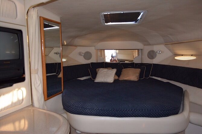 2-hour Private Sunset Cruise on a luxury yacht in Cancun Bay 25P18 - Comfort on Board: Space, Seating, and the Music Setup