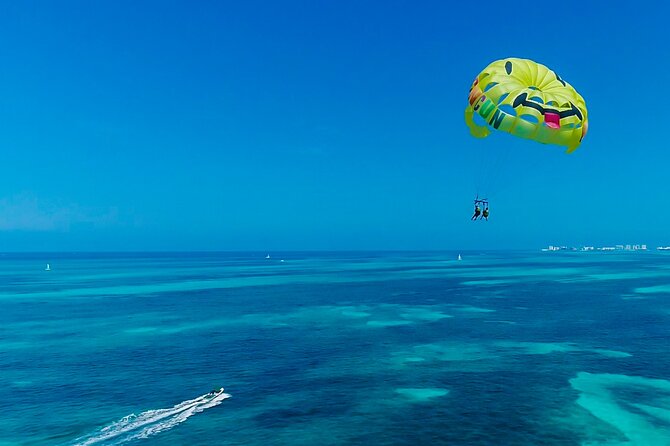 2 in 1 Parasail Cancun and Jet ski - Jet Ski Meets Parasail at Playa Tortugas, The Real Hook