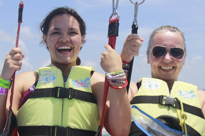 2 in 1 Parasailing and Jet Sky Tour in Cancun - On the water: a self-guided jet ski through the lagoon