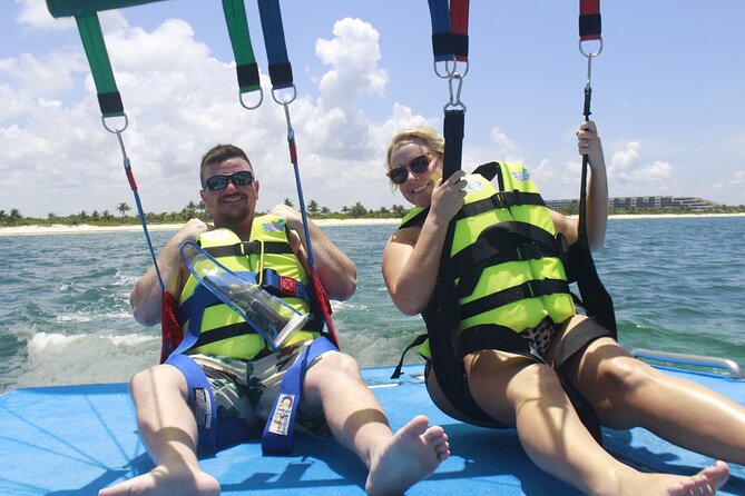 2 in 1 Parasailing and Jet Sky Tour in Cancun - Parasailing over Cancun, 80 to 90 meters up