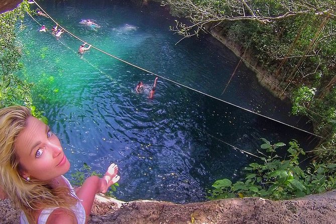 3 adrenaline activities Atvs Zipline and a swim experience in a cenote - Zipline Through the Trees: Fast Views, Proper Harnessing