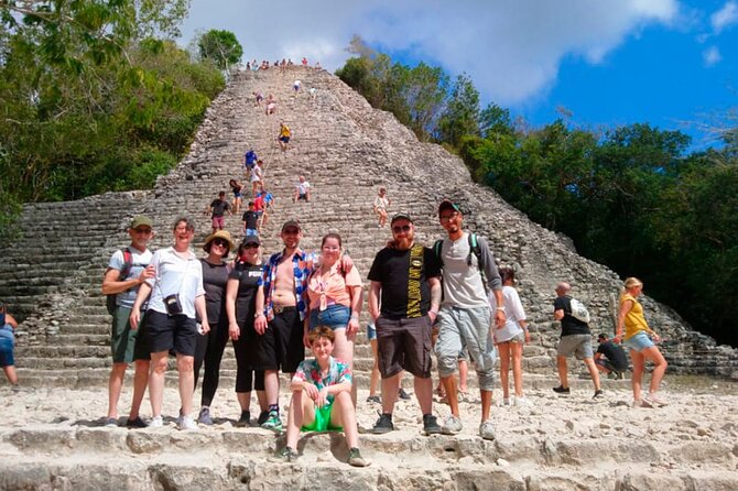 4x1 Full Day Tour: Tulum, Coba, Cenote and PDC, from Cancun - Cenote Break at Muul Ichi Tsonoot: Swim, Then Eat
