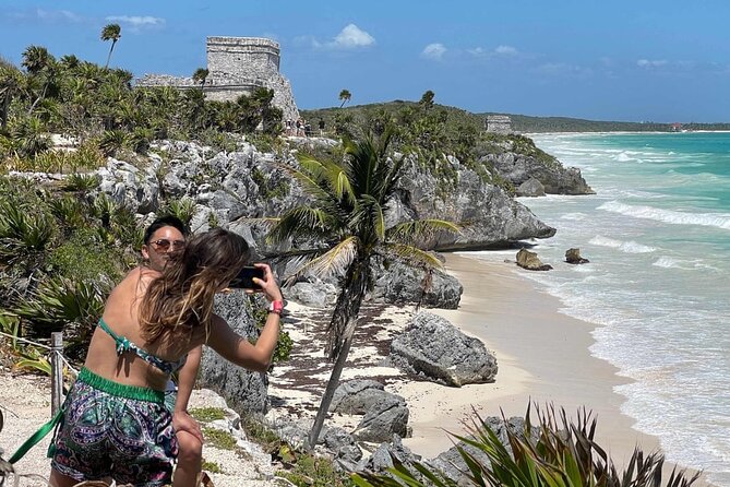 4x1 Full Day Tour: Tulum, Coba, Cenote and PDC, from Cancun - Cobá Ruins: Jungle-Quiet History and the Tall Pyramid Climb