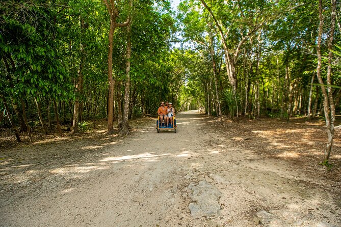 4x1 Tulum, Coba, Cenote & Playa del Carmen from Cancun - Coba jungle ruins and Nohoch Mul, where the scale surprises you