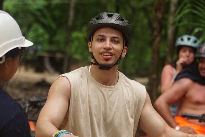 Adrenaline experience from Cancun Atvs Ziplines and a Mayan Cenote - The Mayan cenote swim: cooling off in a real place, not just a pool