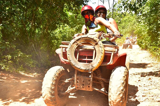 Adrenaline Tour with ATV, Zipline, and Cenote from Cancun - Zipline over the treetops, built for speed over technical challenge