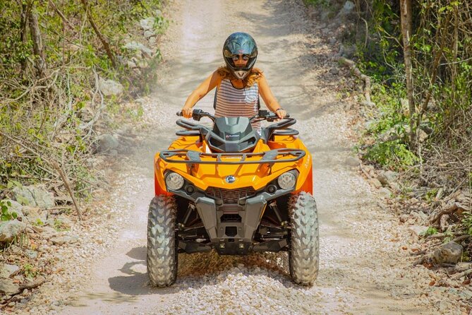 Adrenaline Tour with ATV, Zipline, and Cenote from Cancun - ATV trails on the Ruta de los Cenotes: fun, bumpy, and properly hands-on