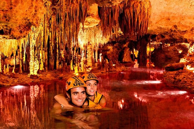 Adrenaline Tour Xplor Fuego from Cancún & Playa del Carmen - Rafts underground: paddling with your hands