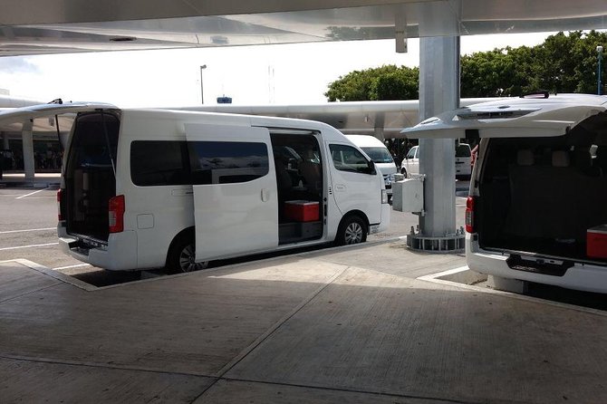 Airport Transfers to Puerto Juarez - Private van (ROUND TRIP) FLAT RATE - How the Service Locks In Your Airport Return Time