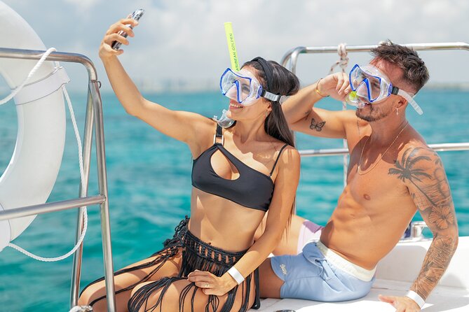 All Inclusive Isla Mujeres Catamaran - El Meco Reef Snorkeling: The Best Part, If Conditions Cooperate
