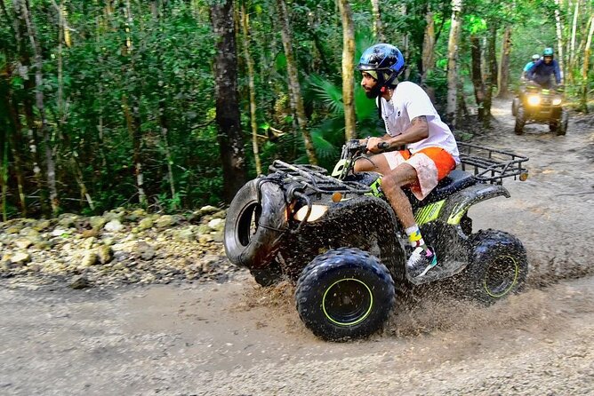 Amazing ATV (single) Cenote and Ziplines with Transfer from Playa del Carmen - Transportation from Playa del Carmen: Coco Bongo Is the Anchor Point