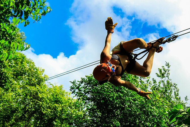 Amazing ATV Tour, Ziplines and Cenote Swim with Lunch and round trip included - The Cancun jungle combo that feels like three adventures in one