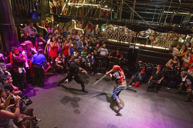 Amazing pirate dinner in Cancun, you must be here! - Cannon Departure and Pier Check In at Cancun Hotel Zone