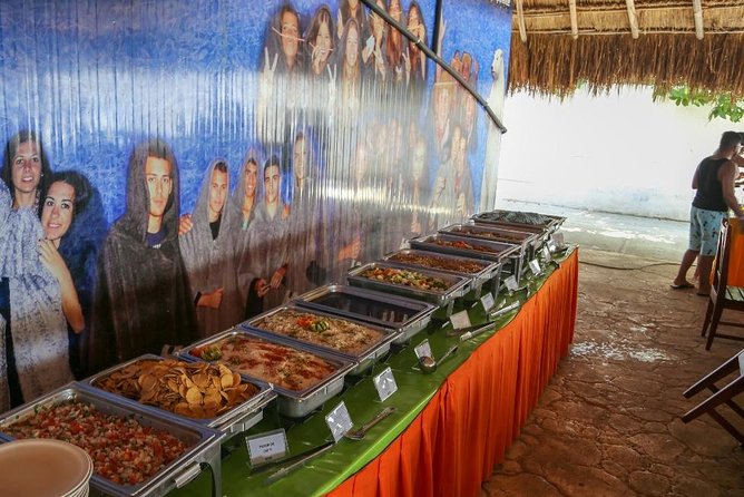Amazing tour to the beauty Isla Mujeres with Snorkel and open bar - Food at the Beach Club: Mexican Buffet That Helps the Day Feel Complete