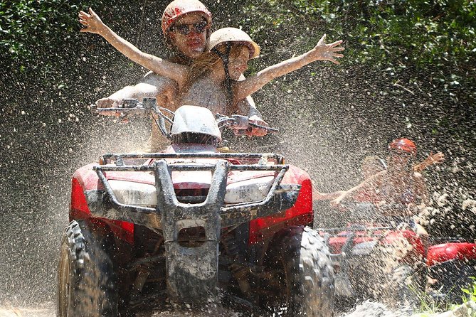 ATV Adventure Tour from Cancun, Playa del Carmen and Riviera Maya - Zipline Circuit Over the Jungle Canopy, Five Runs Total