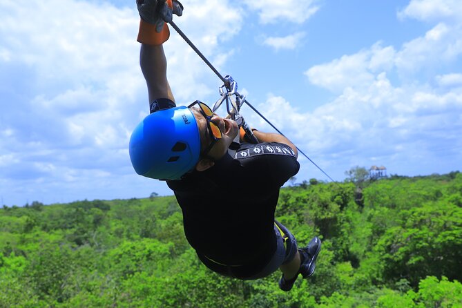 ATV adventure, Ziplines, Cenote Swim, Snack & Transport Included. - Ziplining above the jungle: training, views, and how scary it really feels