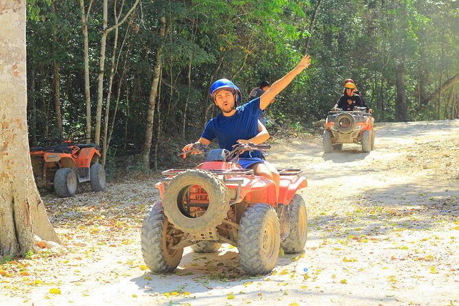 Atv amazing experience from Cancun for the less - ATV, ziplines, and cenote swimming, packed into an easy 5-hour window
