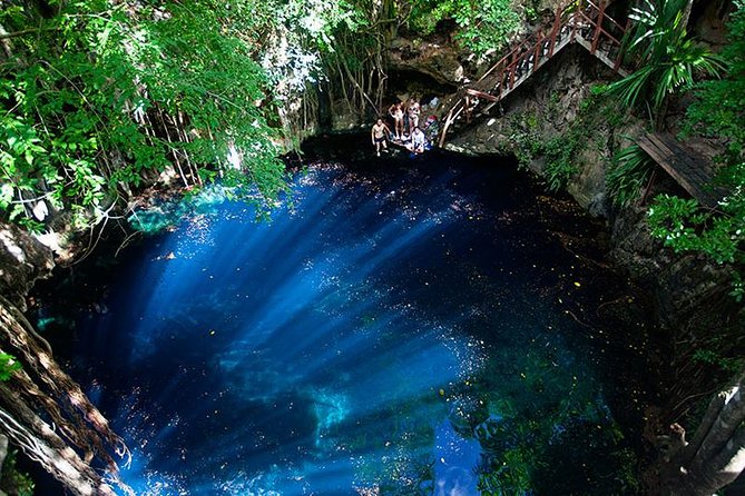 ATV and Speedboat in Cancun, Cenote, Ziplines, Lunch and Transport Included - Mayan Cenote Swim: Cooling Off in Natural Water