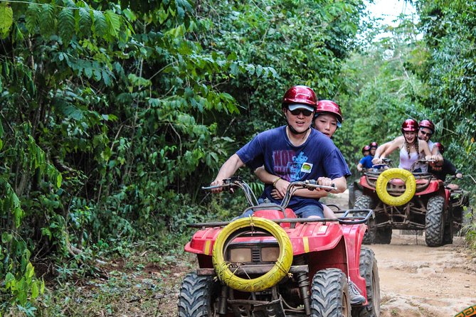 ATV Experience from Cancun adrenaline day! - Zipline and hanging bridges: where the views earn their money