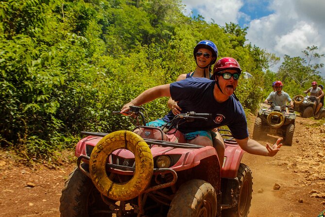 ATV Experience from Cancun adrenaline day! - Cenote swim in freshwater: the cool down you will remember
