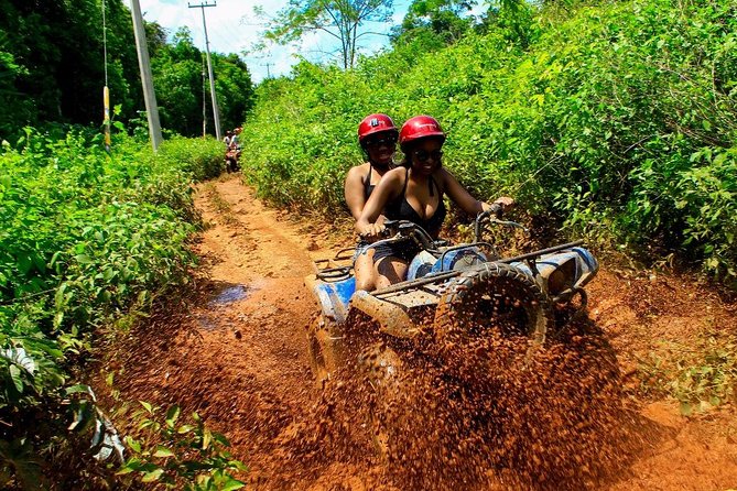 Atv experience, Ziplines adventure and Cenote swim from Cancun and Riviera Maya - Zipline circuit: safety coaching and the 130 kg limit