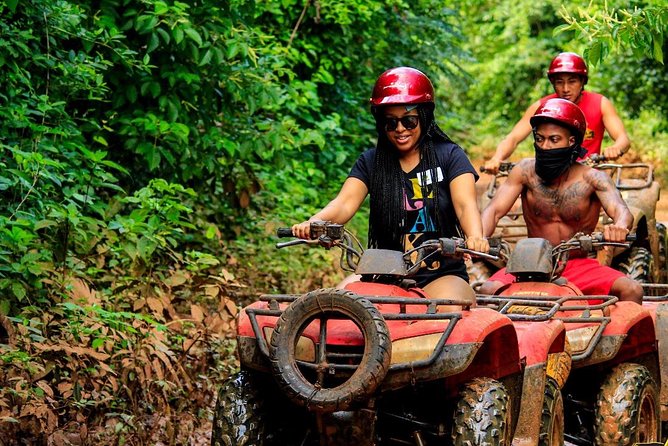 Atv experience, Ziplines adventure and Cenote swim from Cancun and Riviera Maya - Real cenote swim: cool water and cave bats