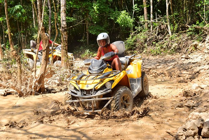 ATV Extreme and Snorkel Combo Tour from Cancun - Cenote Swim and Snorkel: Cool Water Where the Jungle Gets Quieter