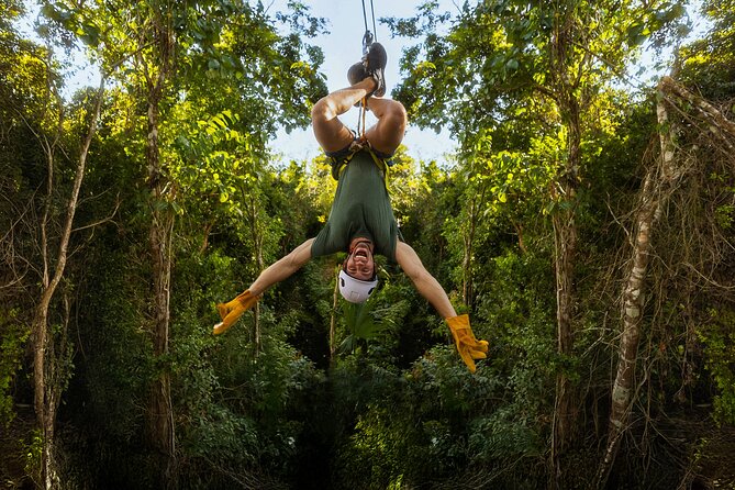 ATV Jungle Adventure with Ziplines, Cenote & Transportation - Extreme Adventure Cancun: ATV, zipline canopy, and Cenote Verde Lucero