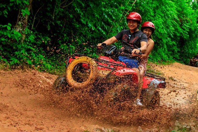 ATV Jungle Ride, Cenote & Ziplines! Roundtrip - Playa Del Carmen - ATV Jungle Ride: Shared Bikes, Age Rules, and Heat Management