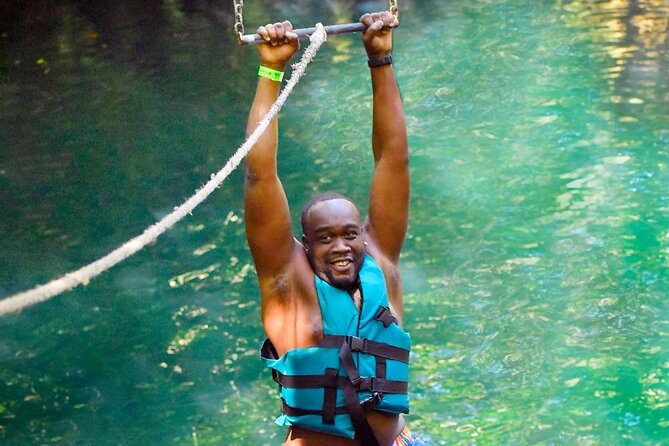 ATV's and Off Road Vehicles with Ziplines and Cenotes - Ziplining and suspension bridges: flying over the Mayan jungle