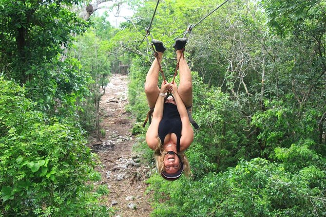 ATV Tour from Cancun and Puerto Morelos with Ziplines and Cenote. - Zipline Circuit and Hanging Bridges: Adrenaline With Clear Structure