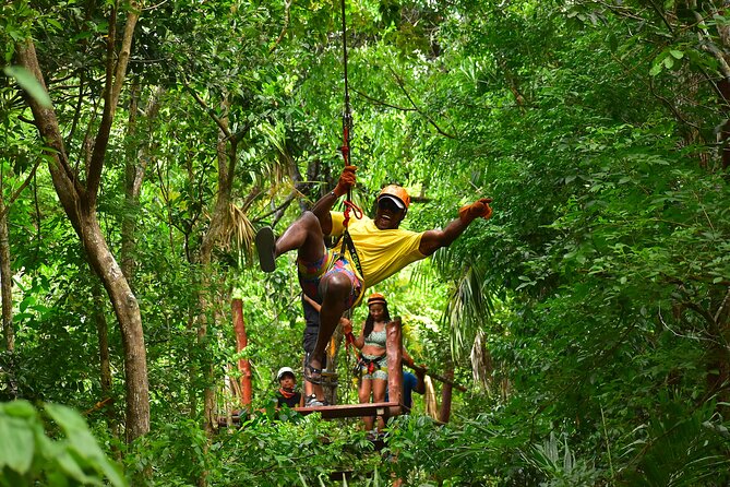 ATV Tour with Cenote swim, Ziplines, Transportation and Lunch Included - Stop 3: Zipline Circuit Over the Jungle Canopy (45 Minutes)