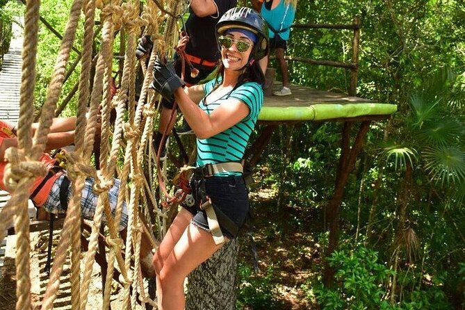 ATV Tour, Zip Lines, Horseback Riding, Cenote and Tequila Tasting - Zip Lines, Suspension Bridge, and Spider Web: Heights Without Guesswork