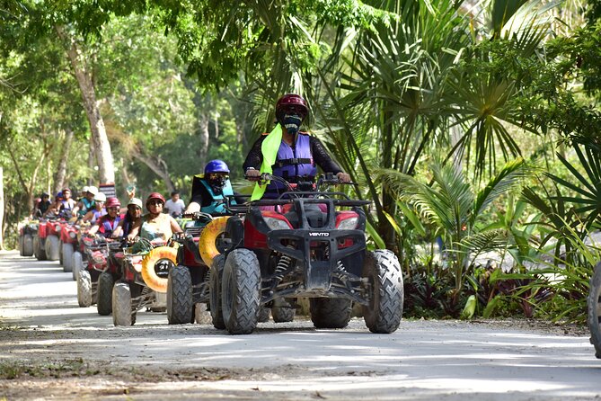 ATV Tour Zipline and Explore 2 Hidden Cenotes - ATV experience and zip lines: where the adrenaline is scheduled