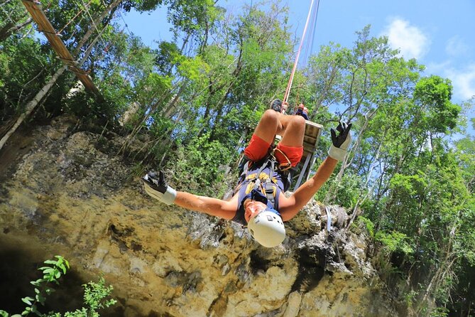 ATV with Ziplines and Cenote From Cancun - Zipline circuit over the treetops, built for real adrenaline