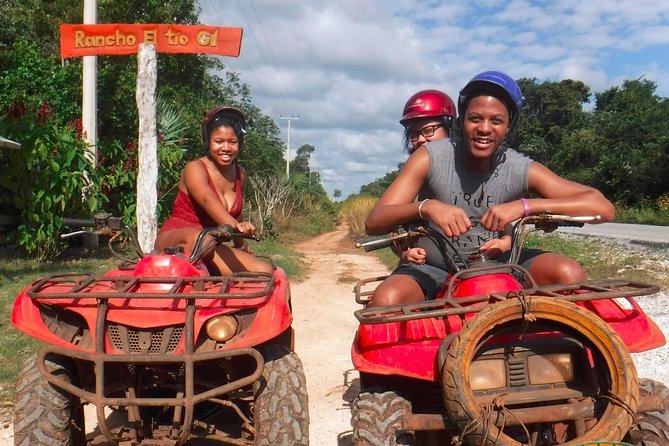 ATV, Ziplines and Cenote swim experience from Cancun or Riviera Maya - Zipline circuit over trees and hanging bridges