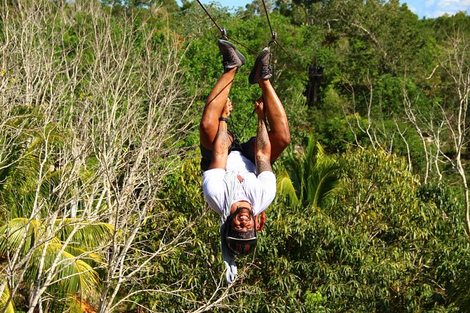 ATV, Ziplines & Cenote. Lunch & Tequila Tasting Included - Cenote cooling off: swimming hole, limestone caves, and cliff moments