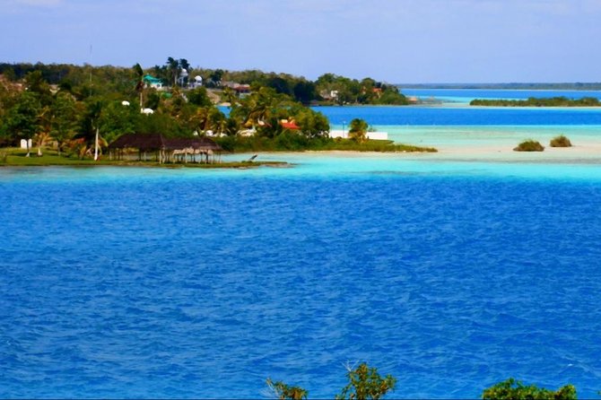 Bacalar - Cenote Azul stop: 1 hour to chill, swim, and reset