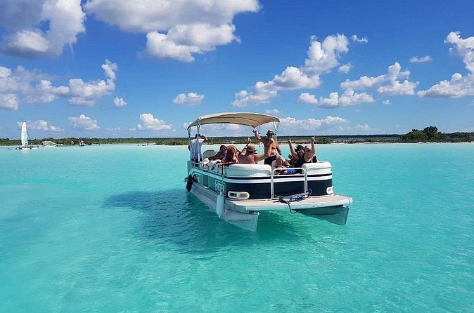 Bacalar 7 Colors Lagoon Full Day Adventure from Cancun - Bacalar letters, the quick icon stop that works