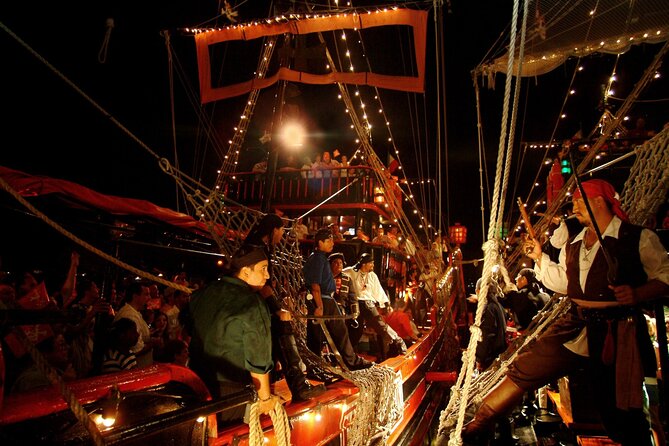Be amazed with PIRATE SHOW in Cancun, includes Dinner & Open Bar - Boarding at Captain Hook Cancun: Cannon Start and Big Welcome Energy