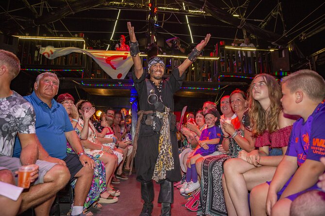 Be amazed with PIRATE SHOW in Cancun, includes Dinner & Open Bar - Dinner Choices: A Real Entrée Menu Plus Dessert