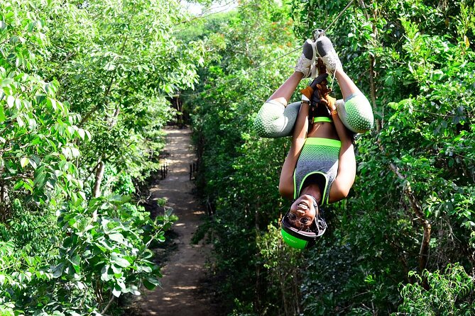 Best ATV Tour, Horseback Riding, Zip Lines, Cenote Swim, Tequila Tasting - Zip lines, suspension bridge, and the web: beginner friendly, but not automatic