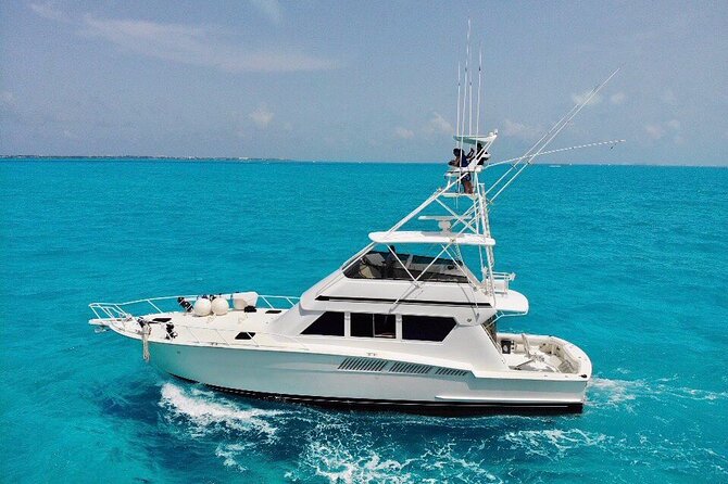 Biggest Luxury Yacht Boat Best in Cancun up to 28 pax - Route That Matches Your Time: Cancun Waters to Isla Mujeres and Playa Norte
