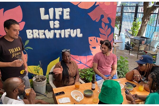 Brewery Tour / Craft Beer Tasting Cancun Mexico - Cervecería Puerto Juárez: the factory-style visit and main tasting hour
