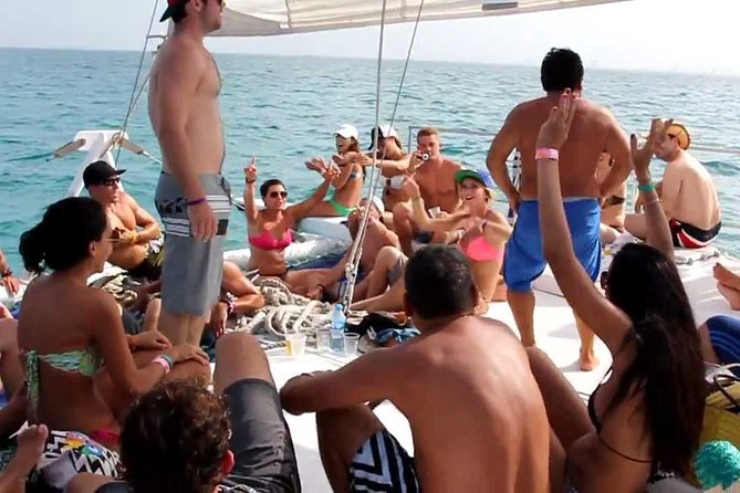Cancun Adults Only Party Cruise to Isla Mujeres with Open Bar - Snorkeling stop: guided gear, short swim time, and weather rules