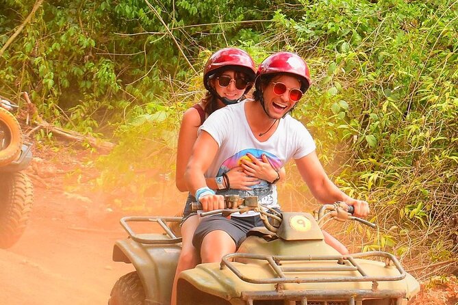 Cancun ATV Jungle Adventure, Ziplines, Cenote and Tequila Tasting - Zip lining over the canopy: the 3-flight circuit and key limits