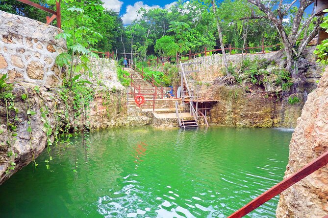 Cancun ATV Tour with Zipline, Cenote & Transportation - Cenote Swim and the Jump Platform, What It Feels Like