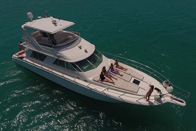 Cancun Boat Tour to Isla Mujeres on Luxury Yacht with Chef -SR55C - Fishing is included: bring patience, not expectations
